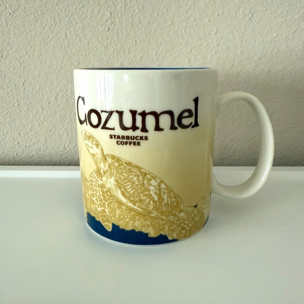 Starbucks Cozumel Mug with Turtle Graphic 16 fl oz